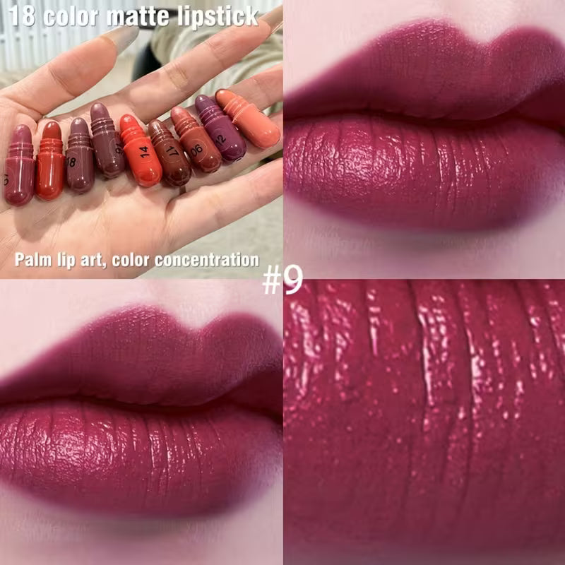 Mini Matte Capsule Lipstick Set