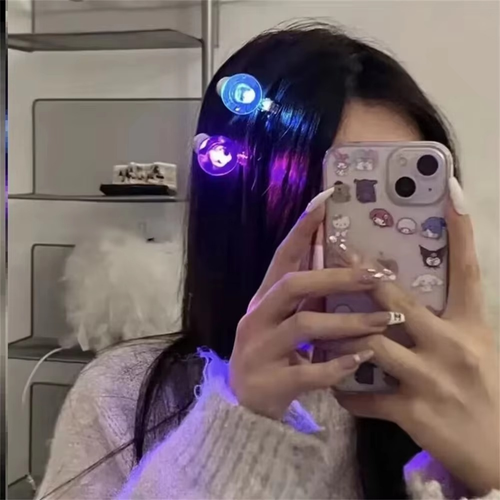 Luminous Light Bulb Hair Clip