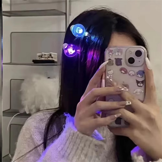 Luminous Light Bulb Hair Clip