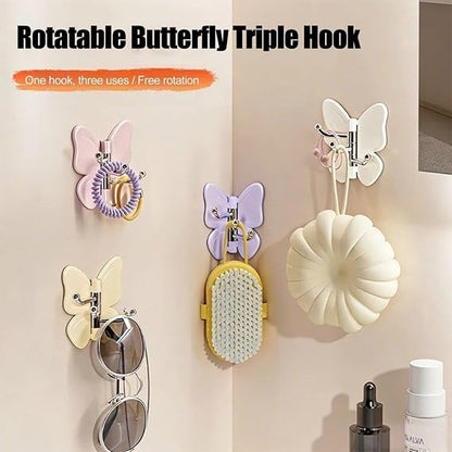 Velmora ® | Butterfly Shape Rotatable Hooks
