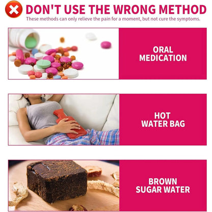 Instant Pain Relief Menstrual Pads | Self-Heating Menstrual Pain Patches