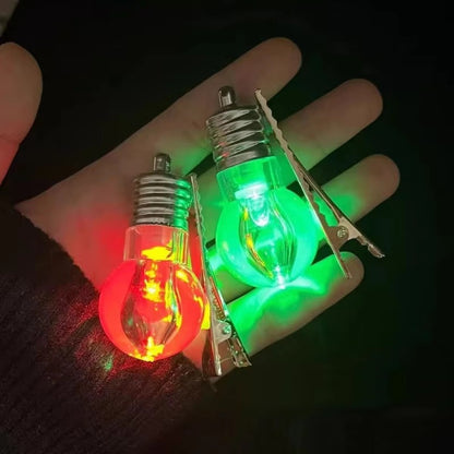 Luminous Light Bulb Hair Clip