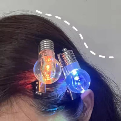 Luminous Light Bulb Hair Clip
