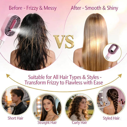 2-in-1 Spray Water Hair Brush